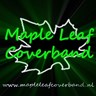 Maple leaf logo vierkant