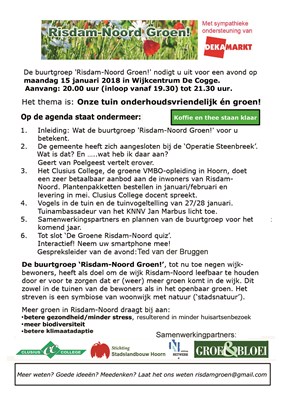 2017-12-19 Achterzijde flyer Risdam Noord Groen!