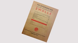 Telefoonboek van Zwolle jaar 1957