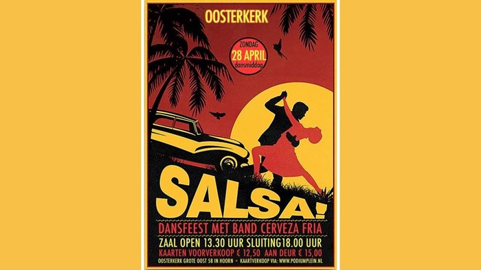 Salsa dansfeest Oosterkerk Hoorn 28 april 2019