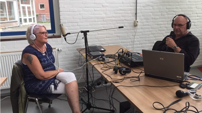 Peter Kaals interviewt Jacqueline Groen op Radio Bontekoe