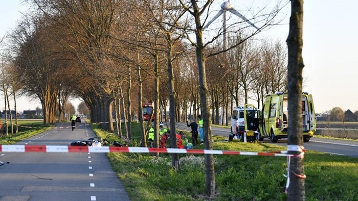 Motorrijder overleden na eenzijdig ongeluk bij Oudendijk